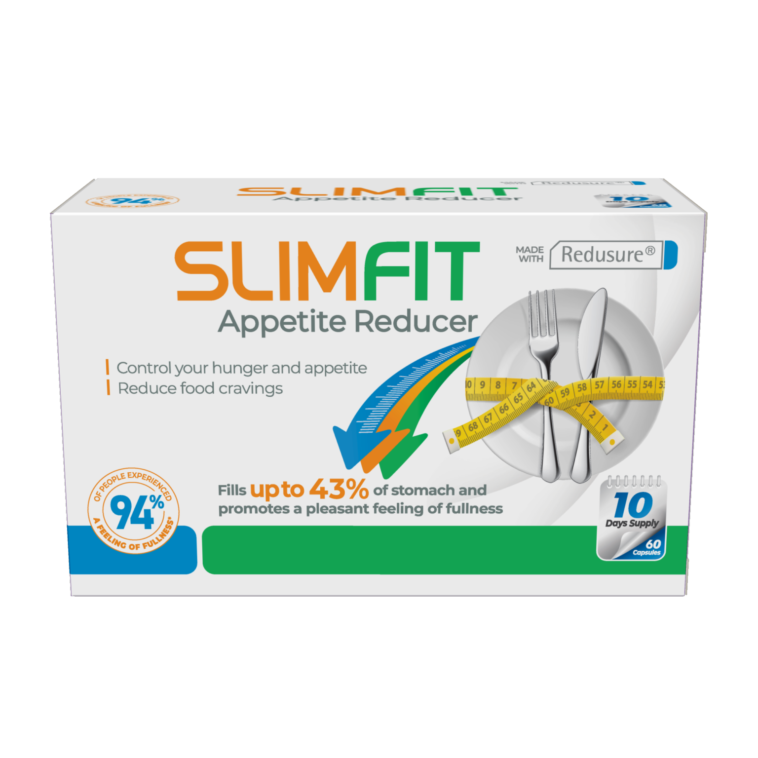 SLIMFIT Appetite Reducer 60 Capsules Slimfit Weight Loss